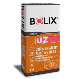 BOLIX UZ – Univerzálne zimné lepidlo na lepenie polystyrénu a zhotovenie základnej (výstužnej) vrstvy