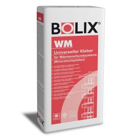 BOLIX WM – Univerzálne lepidlo na lepenie minerálnej vlny a zhotovenie základnej (výstužnej) vrstvy